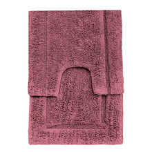 2 Piece Menodora 2200 GSM Tufted Bath Mat Set
